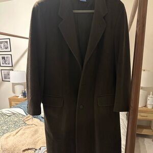 Valentino Men's Rich Brown Trench Coat